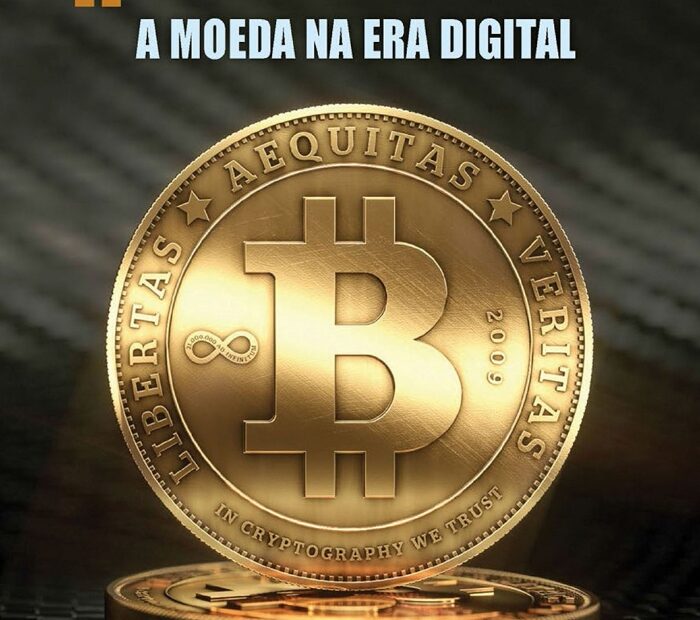 Capa do livro "Bitcoin: A Moeda na Era Digital", de Fernando Ulrich, um dos melhores livros sobre Bitcoin disponíveis em português.